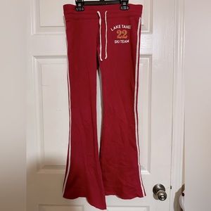 Vintage Hollister Flare Low Rise Track Pants Size: XS